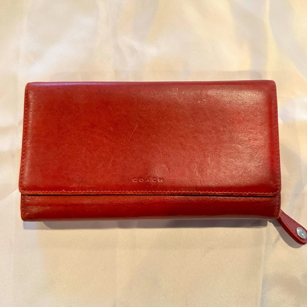 Vintage Coach Leather Wallet